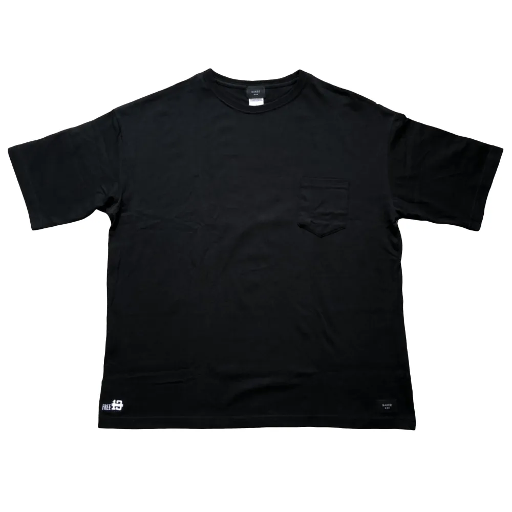 BAKED Pocket Tee Black